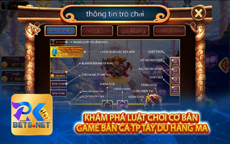 Kham Pha Luat Choi Co Ban Game Ban Ca TP Tay Du Hang Ma